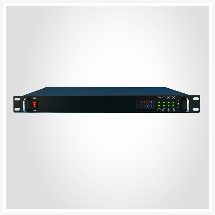 DC 12V 10A 8Ways Rack Mount With Meter